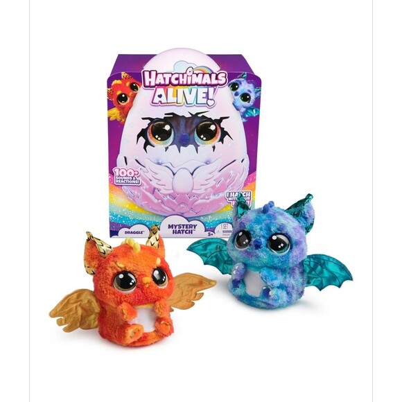 Hatchimals Alive Mystery Hatch Egg – Draggle Character - Picture 3 of 6